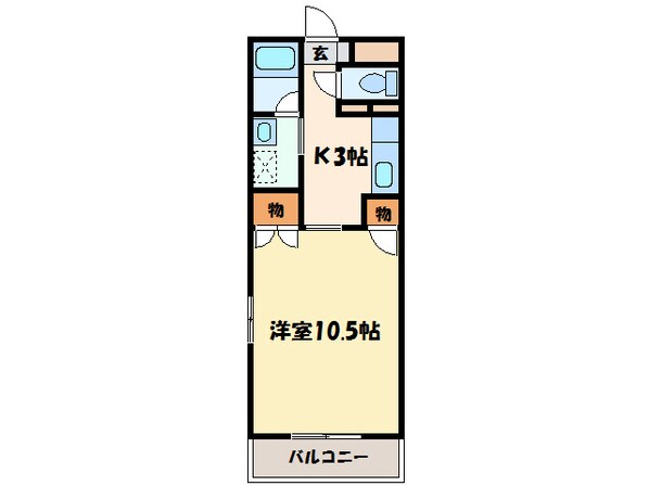 グリニッヂヴィレッジの物件間取画像